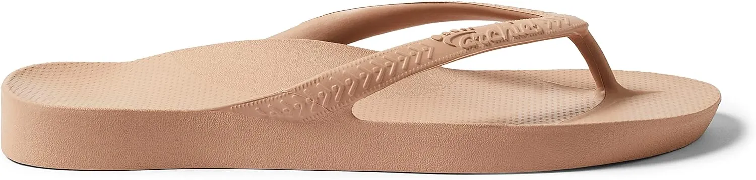 Archies Arch Support Flip Flops for Men & Women – Orthotic Sandals for Plantar Fasciitis Relief – Lightweight, Cushioning, Shock-Absorbing Thong Sandals for Walking, Foot Pain & All-Day Comfort