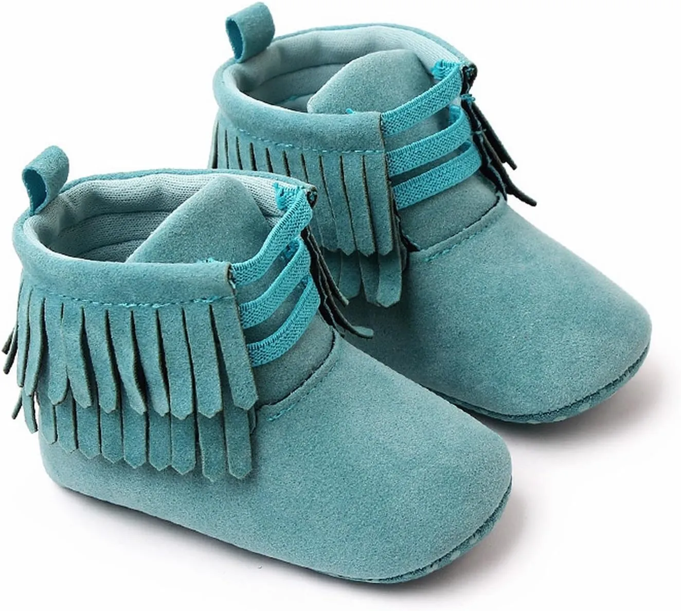 Baby Cowboy Cowgirl Tassel Boots Newborn Girls Boys Snow Boots Infant Winter Booties Anti Slip Shoes Warm