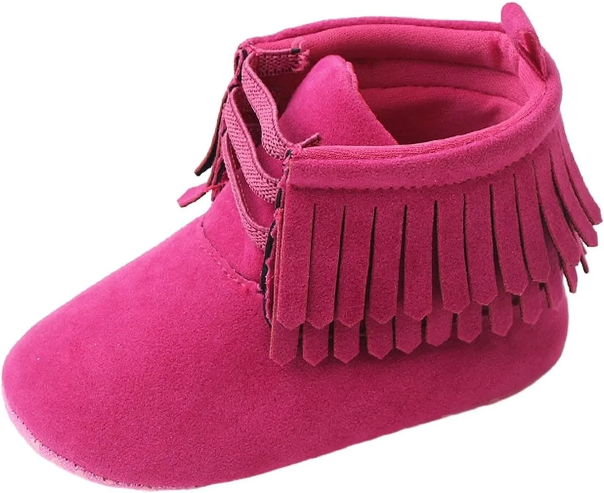 Baby Cowboy Cowgirl Tassel Boots Newborn Girls Boys Snow Boots Infant Winter Booties Anti Slip Shoes Warm