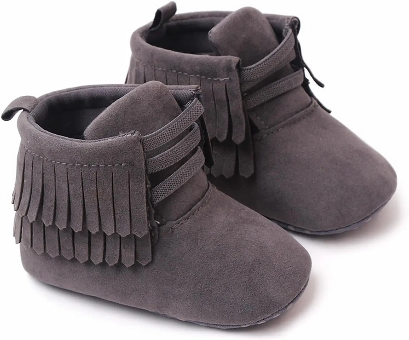 Baby Cowboy Cowgirl Tassel Boots Newborn Girls Boys Snow Boots Infant Winter Booties Anti Slip Shoes Warm