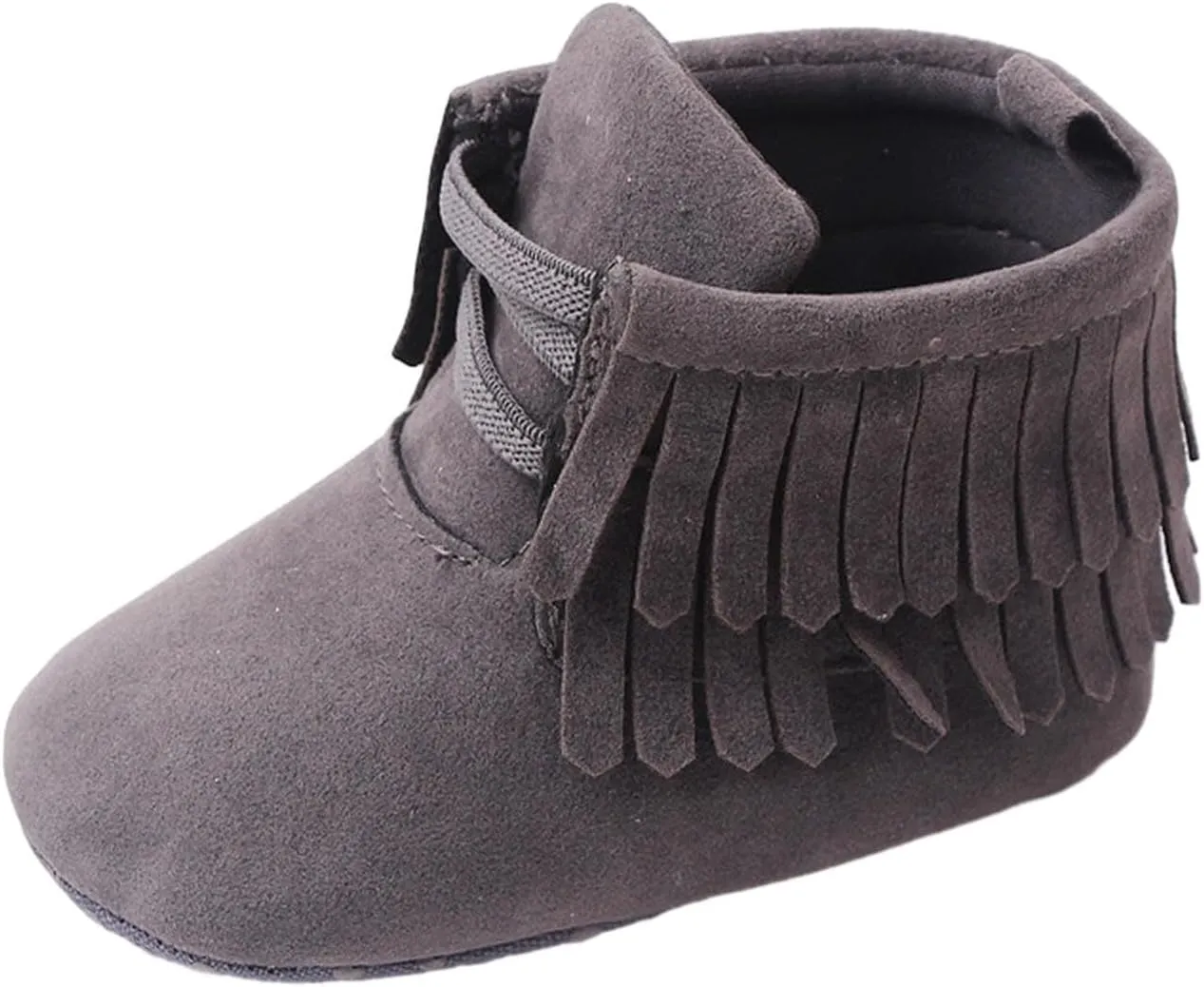 Baby Cowboy Cowgirl Tassel Boots Newborn Girls Boys Snow Boots Infant Winter Booties Anti Slip Shoes Warm