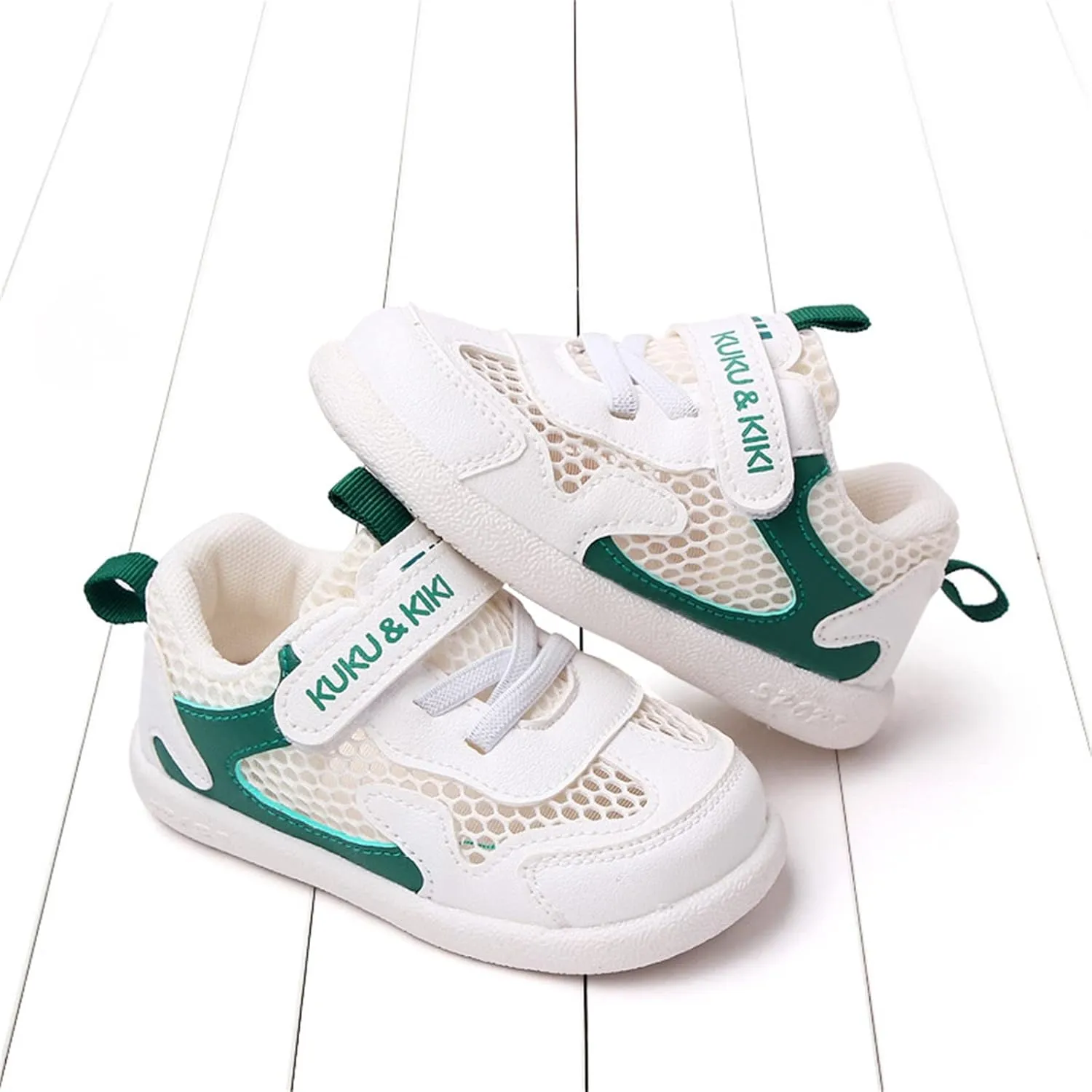 Baby Shoes Toddler Boys Girls Lightweight Fashion Shoes Kids Non-Slip Breathable Slip on Sneakers Tennis Shoes