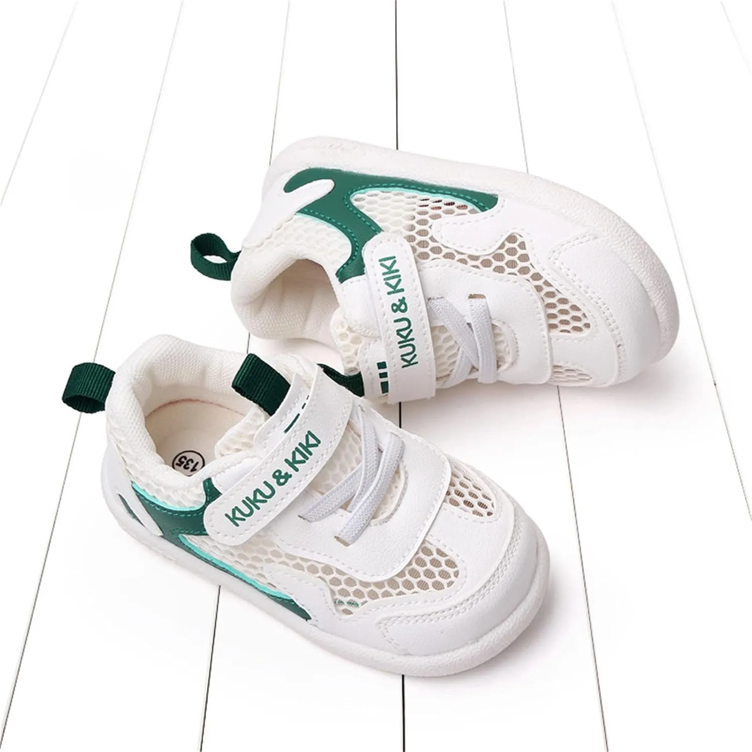 Baby Shoes Toddler Boys Girls Lightweight Fashion Shoes Kids Non-Slip Breathable Slip on Sneakers Tennis Shoes
