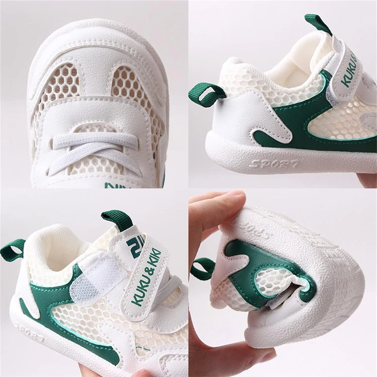 Baby Shoes Toddler Boys Girls Lightweight Fashion Shoes Kids Non-Slip Breathable Slip on Sneakers Tennis Shoes