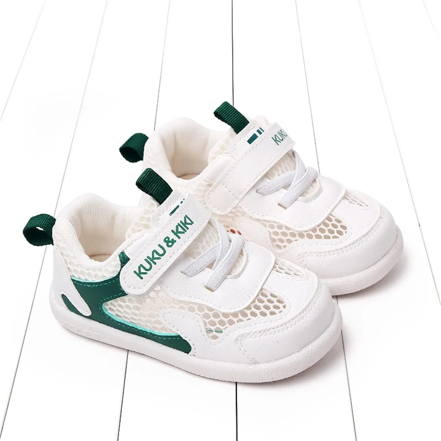 Baby Shoes Toddler Boys Girls Lightweight Fashion Shoes Kids Non-Slip Breathable Slip on Sneakers Tennis Shoes