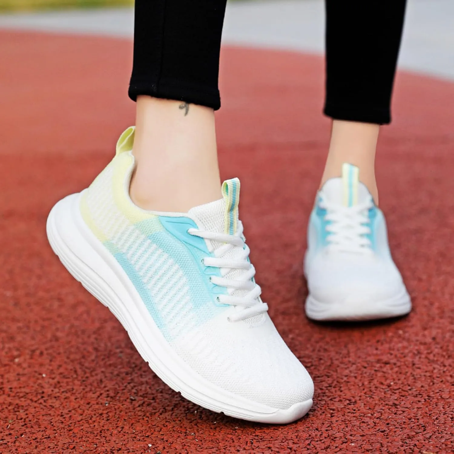 Classic Athletic Skateboard Sneakers for Women Lightweight Slip on Walking Running Shoes Versatile Dress Shoe