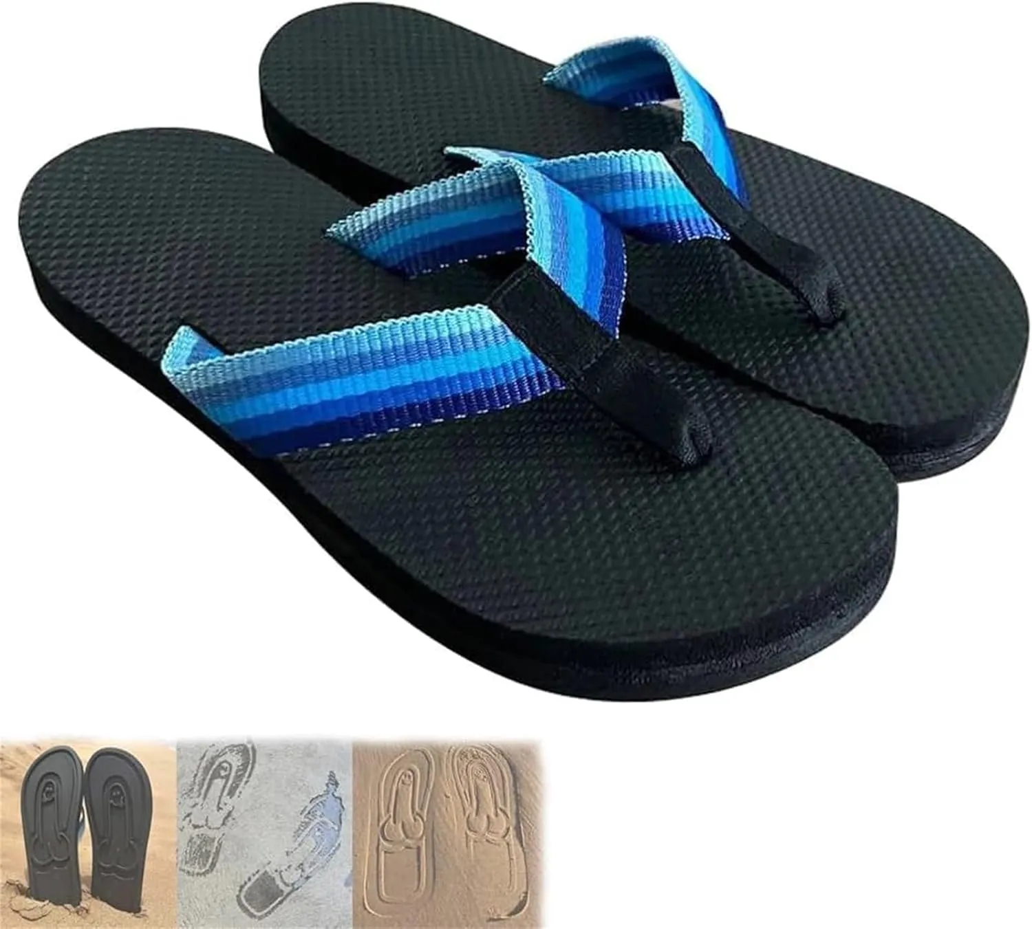 Flip Flops for Women Rainbow Quick-Dry Lightweight Plats Sandals Funny Beach Pool Shower Rubber Shoes Summer Basic Casual Slipper