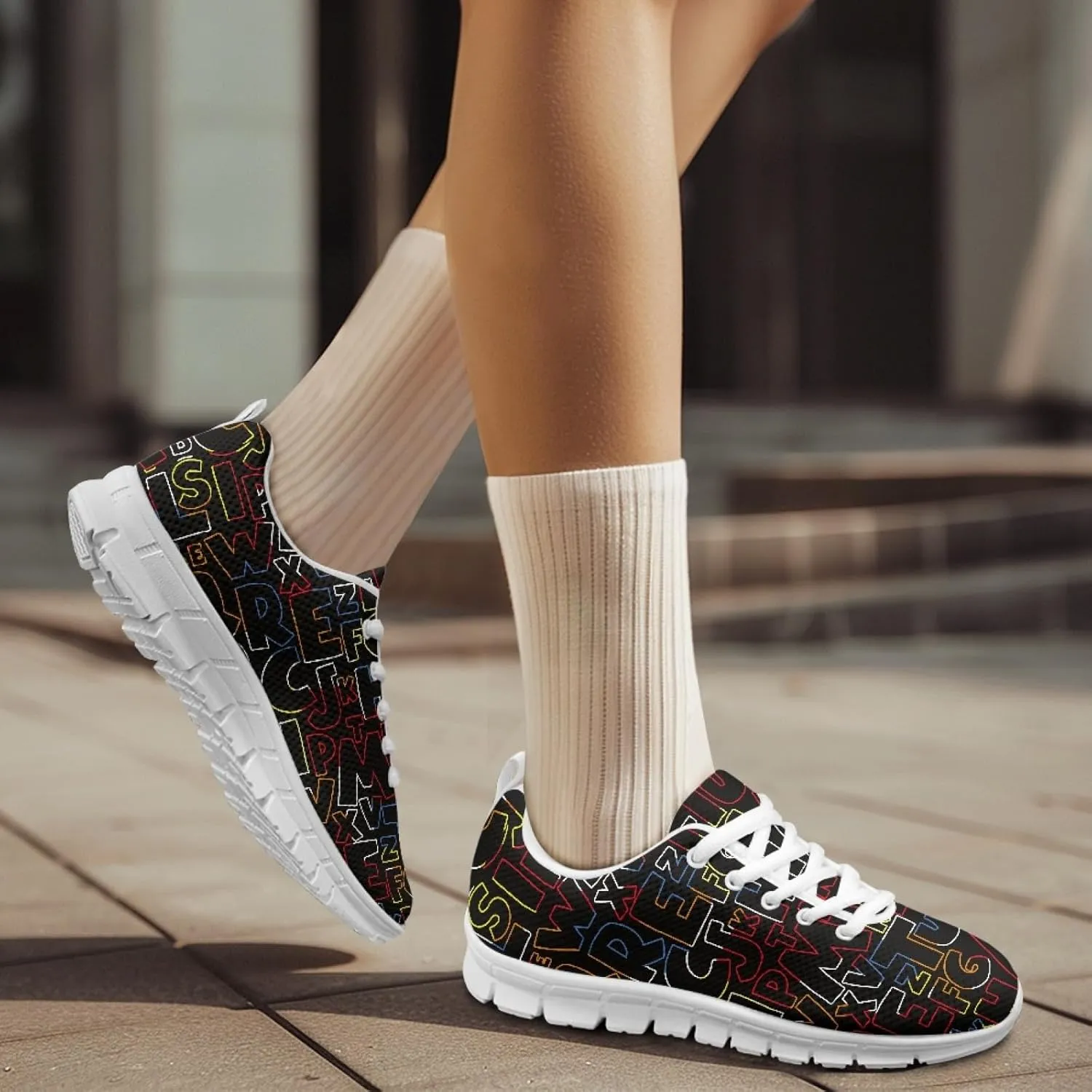 Go Walk Shoes for Women Men Breathable Mesh Road Running Shoes Teens Girls Boys Travel Sneakers