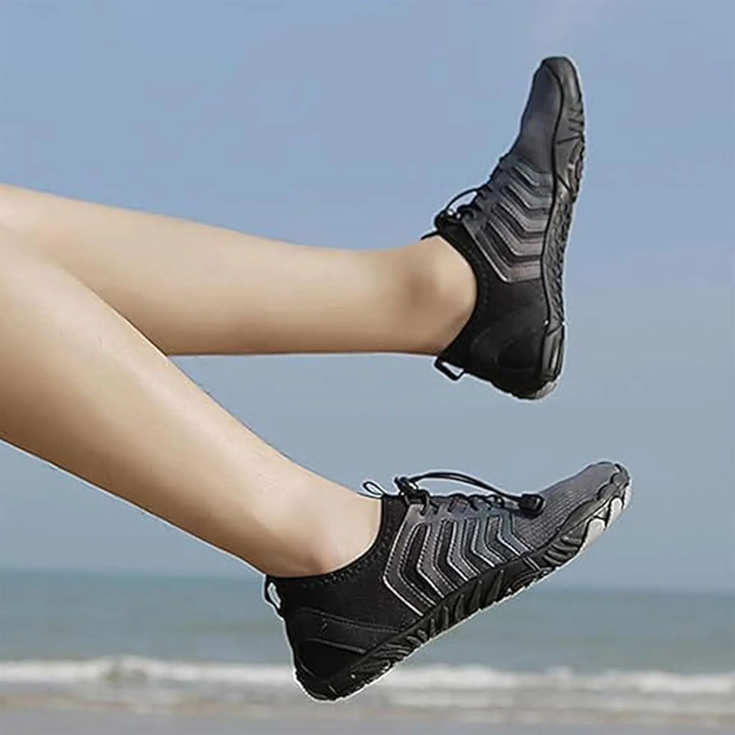 Grounded Barefoot Footwear for Women Men Hike Walking Shoes Quick Drying Breathable Sneaker Waterproof Non-Slip Shoes Swimming Beach Wide Outdoor Shoe Unisex with Arch Support