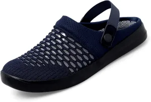 Mmoneyake Mules Clogs for Women Unisex Garden Clogs Shoes Breathable Summer Orthotic Walking Slippers Mesh Slippers Non-Slip Outdoor Beach Sandals Quick Drying Sandals Open Back Slip On Shoes