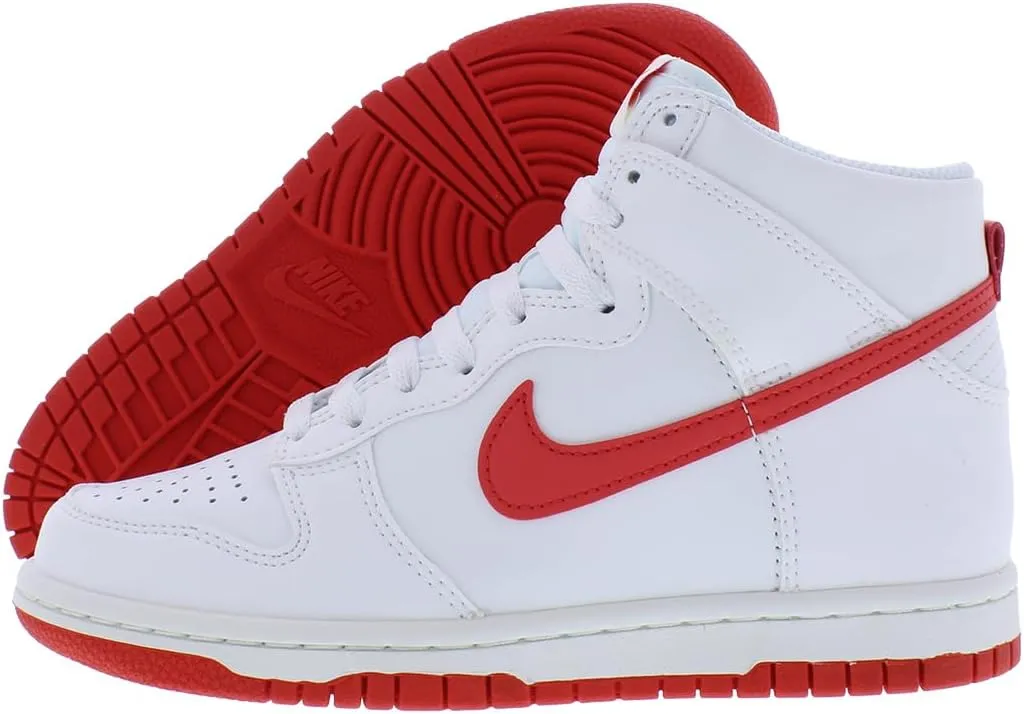 Nike Big Kid's Dunk Hi White/Midnight Navy (DH9751 100)