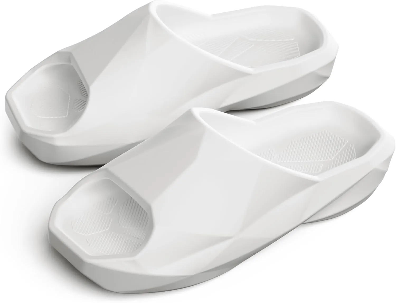 Non Slip Slide Sandals, Open Toe Thick Sole Summer Slippers for Outdoor Casual House