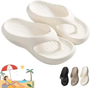 Pillow Arch Support Flip Flops –Unisex Orthotic Sandals For Plantar Fasciitis Relief – Lightweight, Cushioning, Shock-Absorbing Thong Sandals for Walking, Foot Pain & All-Day Comfort