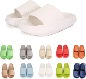 rosyclo Cloud Slippers for Women and Men Massage Thick Sole Non-Slip Shower Slippers Bathroom Super Soft Comfy House Cloud Slide Slippers for Indoor and Outdoor
