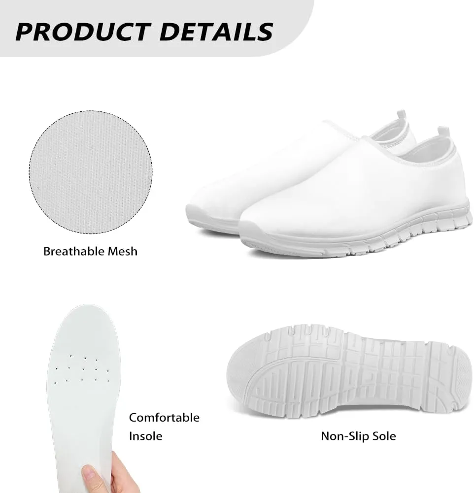 Sneakers for Men Women Personalization Running Shoes Anti-Slip Trainers Lightweight Slip On Sneakers