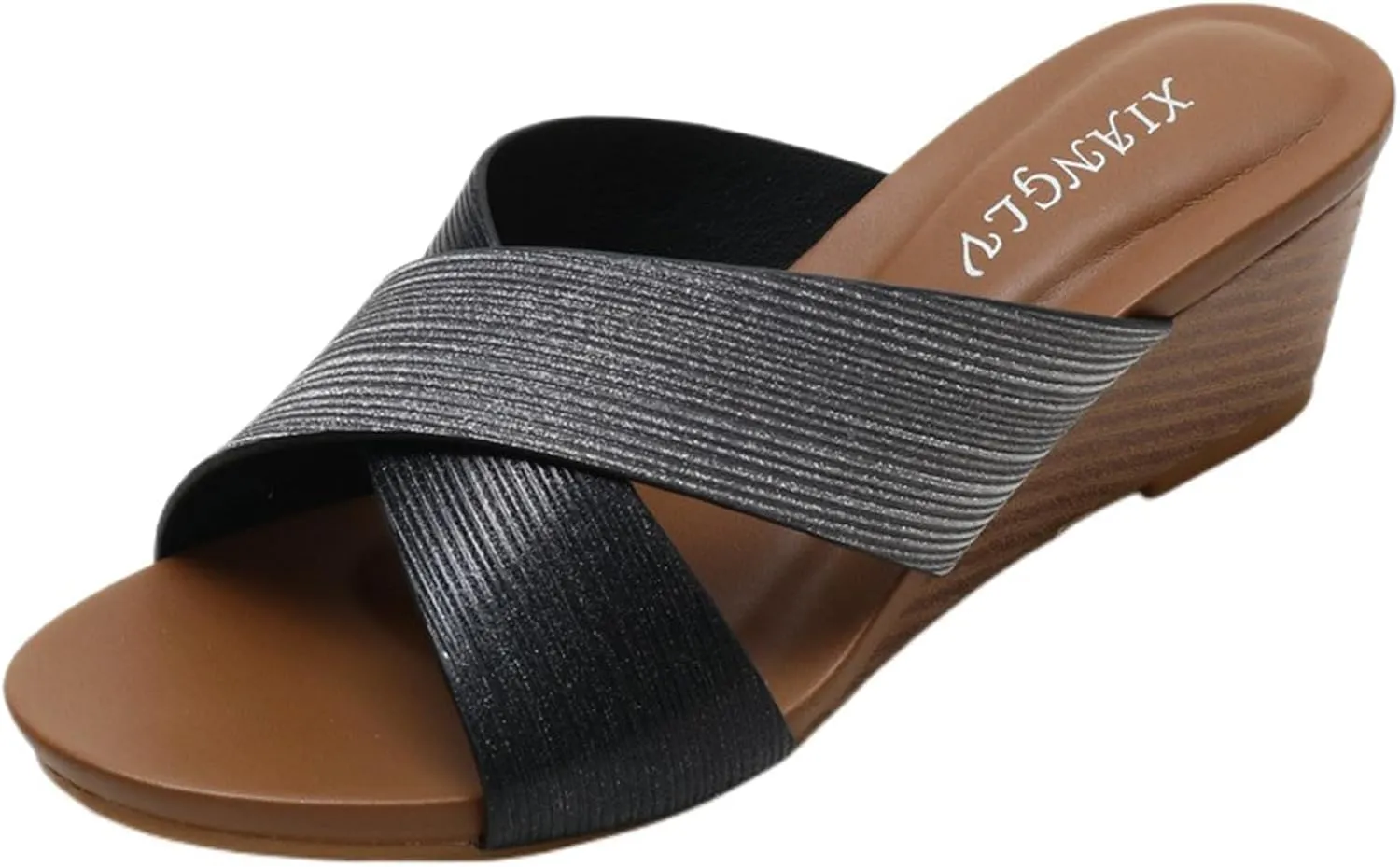 Wedge Womens Sandals Lightweight Vintage Non Slip Sandals Breathable Open Toe Anti Slip Walking Slipper Orthotic Casual Summer Beach Shoes Beach Walking Shoe for Summer Outdoor Casual