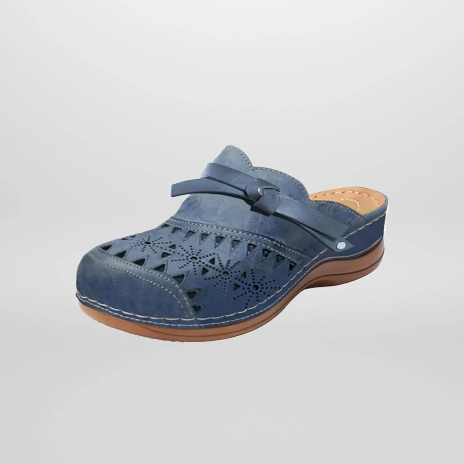 Wide Width Clogs and Mules Shoes Women Support Anti-Slip Summer Sandal Vintage Closed Toe Snadals Hollow Casual Wedge Sandals Beach Sports Cute Slippers