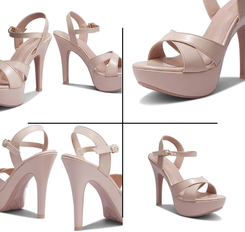 Women's High Heel Platform Dress Pump Sandals  Elegant Heels for Women, Stylish Sandals for Women 2025, Perfect for Parties and Formal Events