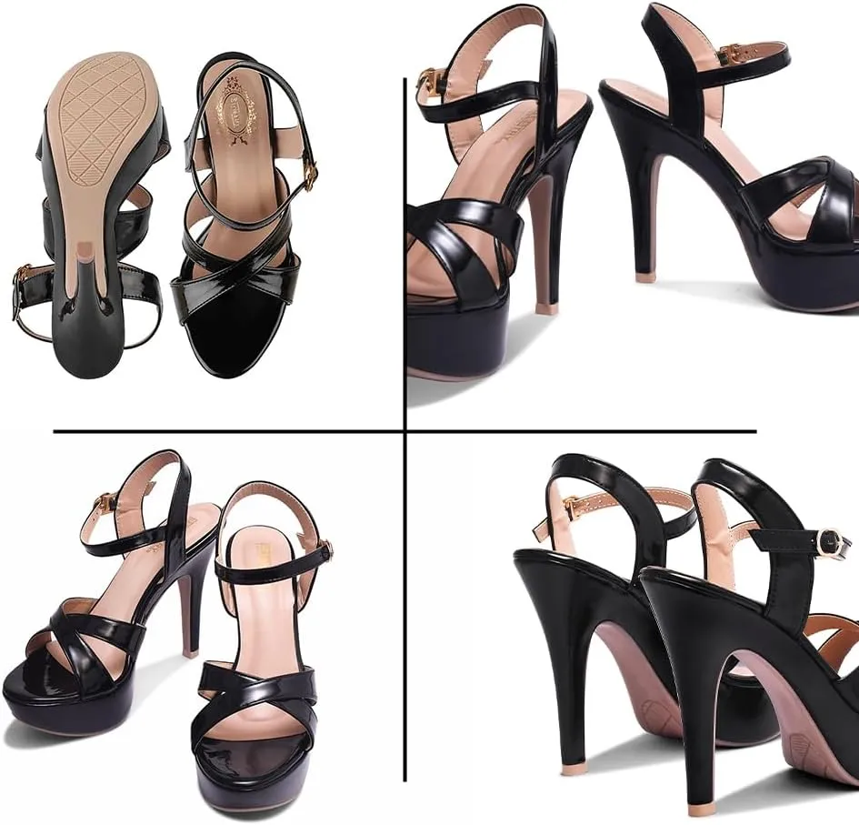 Women's High Heel Platform Dress Pump Sandals  Elegant Heels for Women, Stylish Sandals for Women 2025, Perfect for Parties and Formal Events