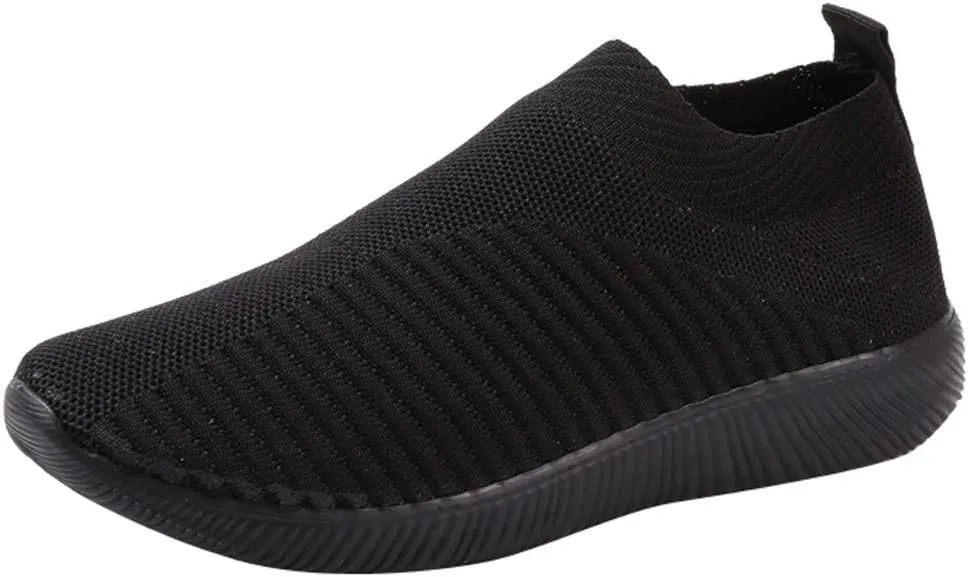 Women's Running Shoes Outdoor Slip On Comfortable Sports Shoes Casual Slip On Socks Shoes Recovery Shoes
