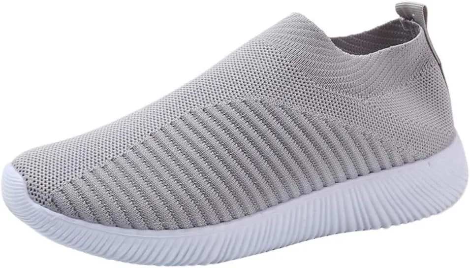 Women's Running Shoes Outdoor Slip On Comfortable Sports Shoes Casual Slip On Socks Shoes Recovery Shoes
