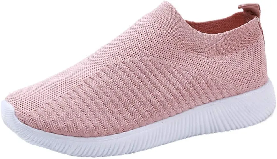 Women's Running Shoes Outdoor Slip On Comfortable Sports Shoes Casual Slip On Socks Shoes Recovery Shoes
