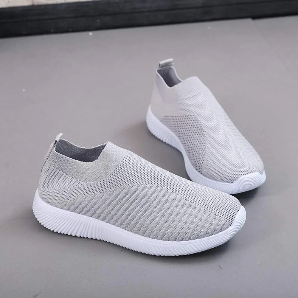 Women's Running Shoes Outdoor Slip On Comfortable Sports Shoes Casual Slip On Socks Shoes Recovery Shoes