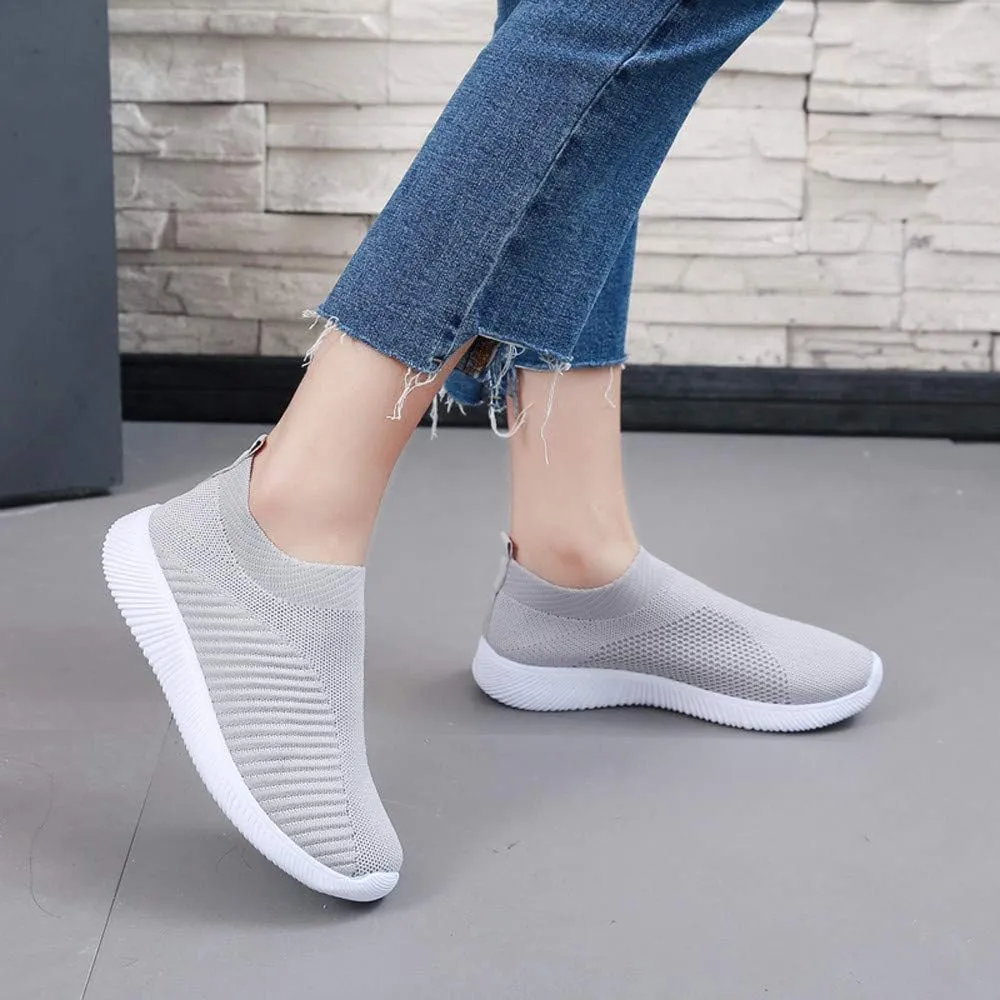 Women's Running Shoes Outdoor Slip On Comfortable Sports Shoes Casual Slip On Socks Shoes Recovery Shoes