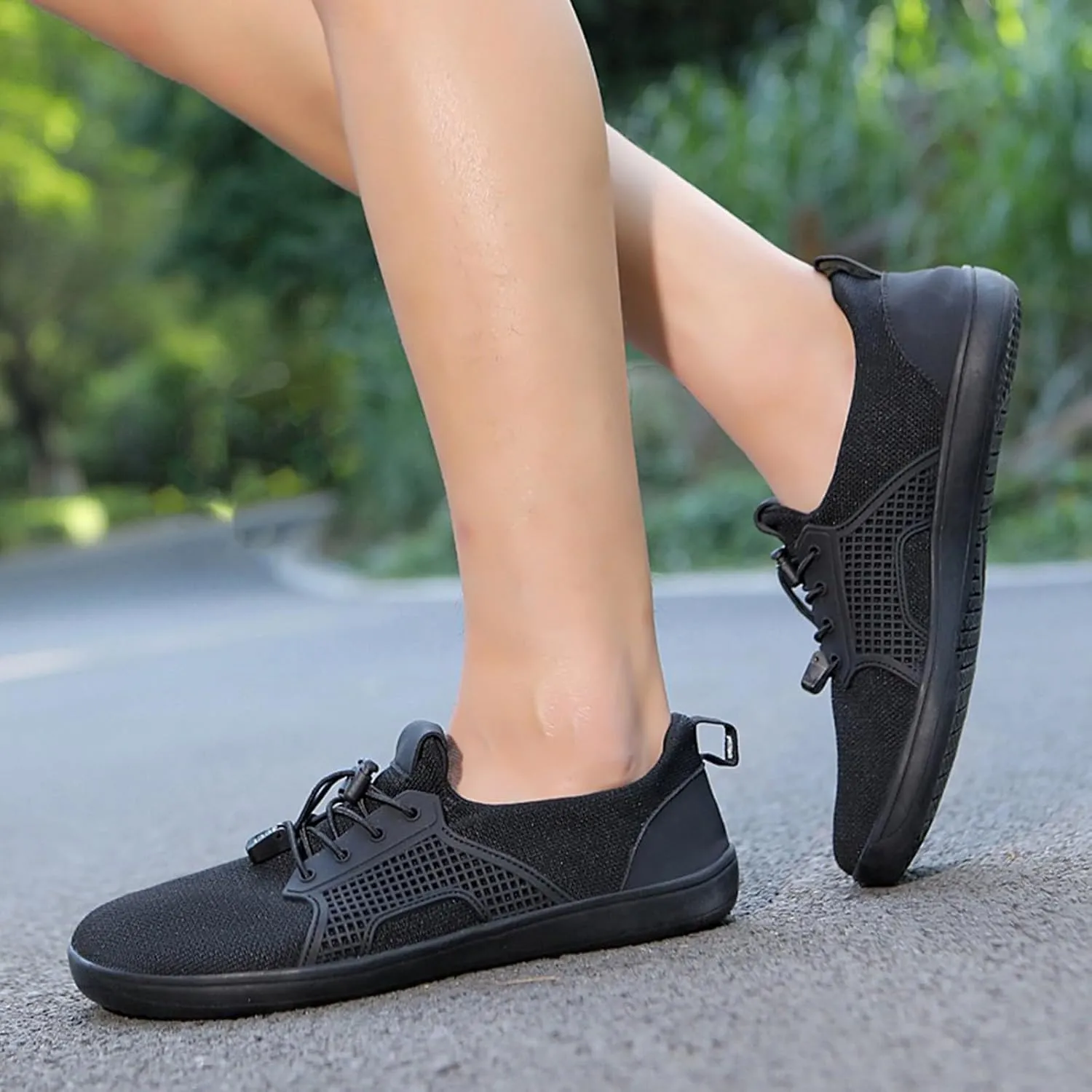 Women's Shoes Black Loafers Shoes Women Lightweight Comfort Casual Workout Shoes Women's Orthopedic Shoes