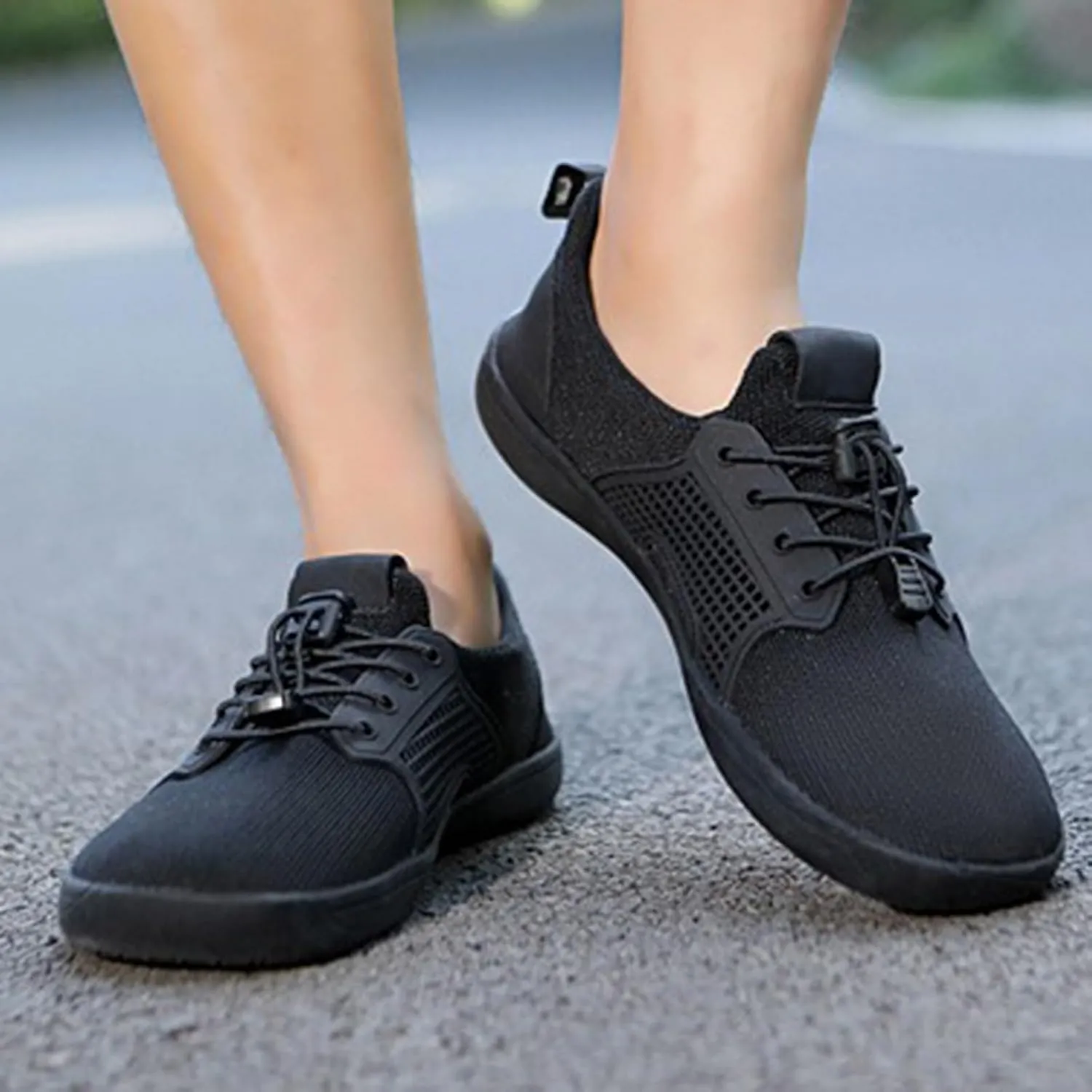 Women's Shoes Black Loafers Shoes Women Lightweight Comfort Casual Workout Shoes Women's Orthopedic Shoes