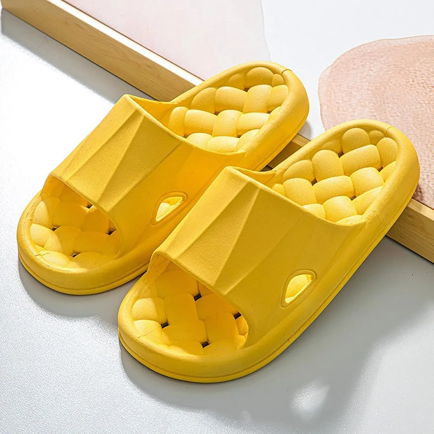 Women's Slide Slippers Memory Foam House Shoes Women's Slide Sandal Slip On Indoor Outdoor