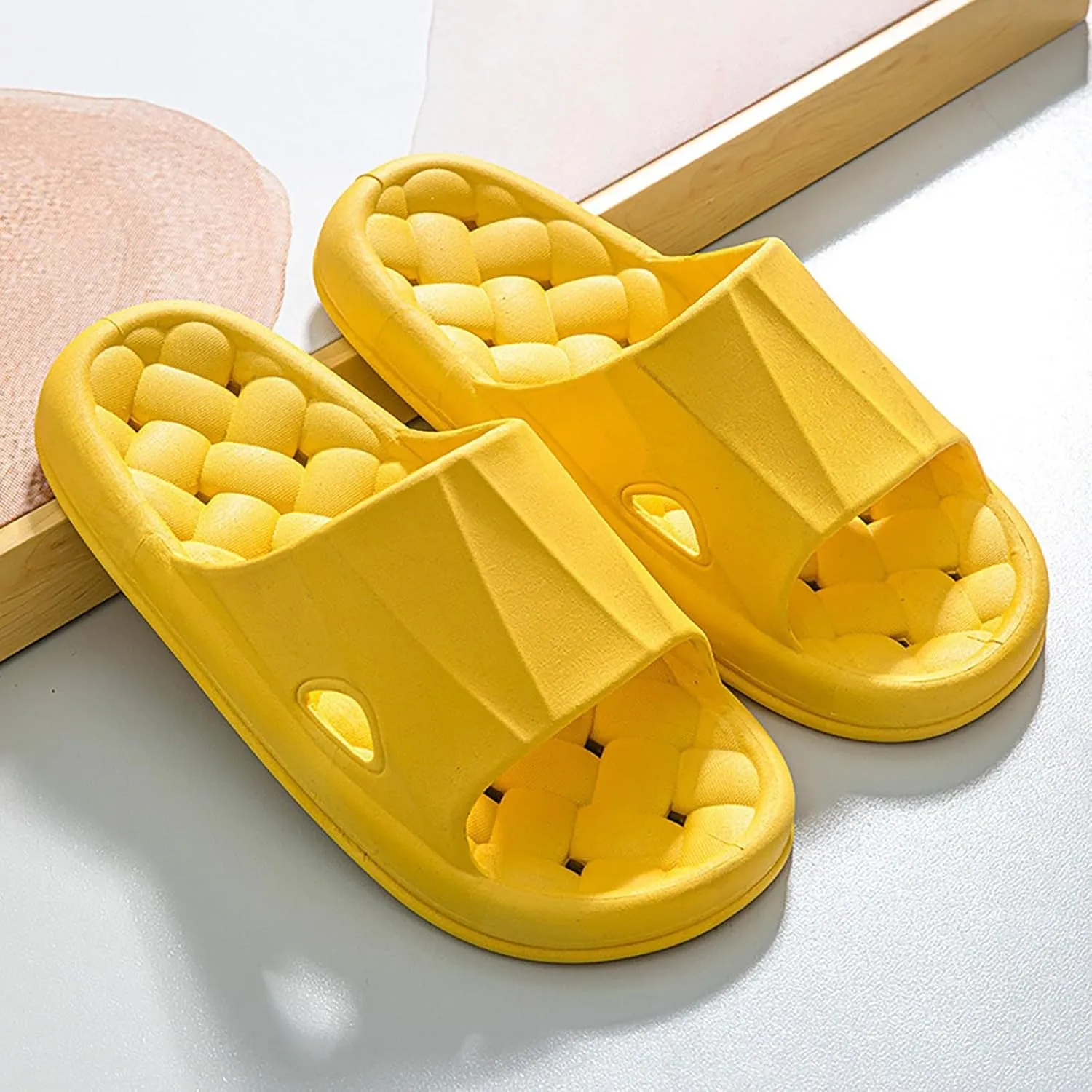 Women's Slide Slippers Memory Foam House Shoes Women's Slide Sandal Slip On Indoor Outdoor