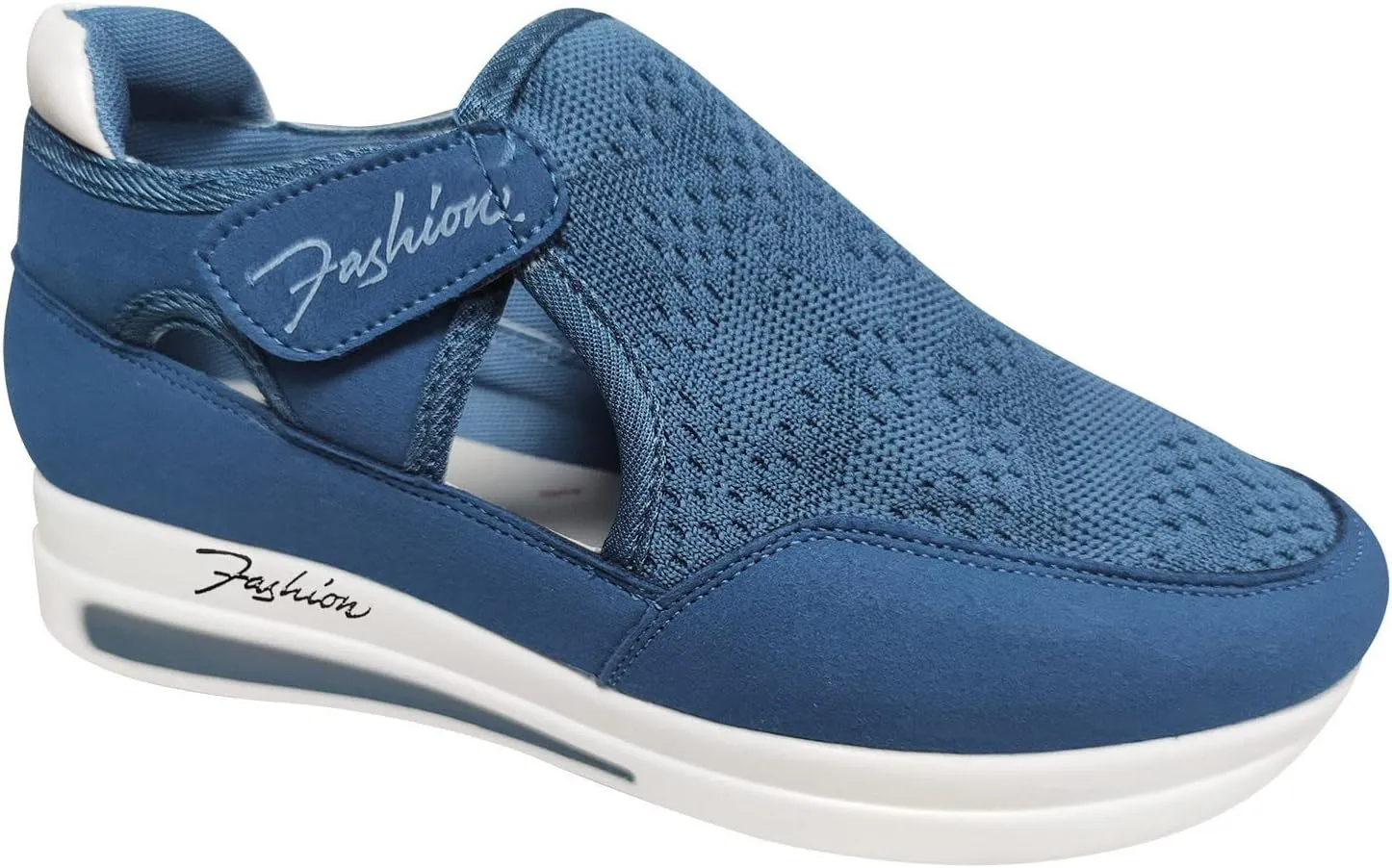 Women's Thick Bottom Shoes Comfortable Breathable Loop Shoes Arch Support Walking Shoes Orthopedic Shoes